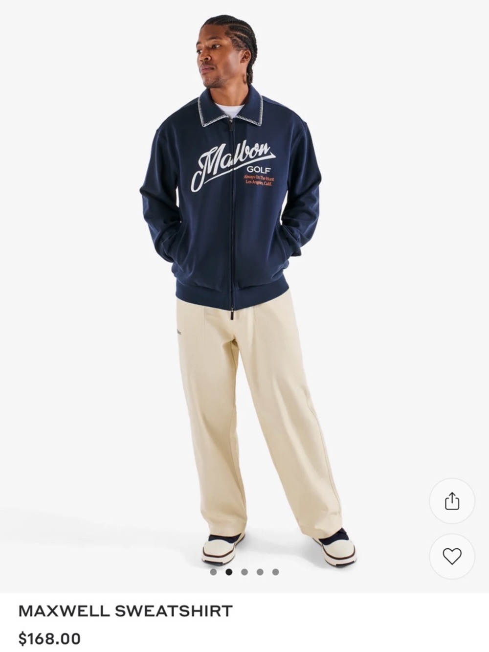 Malbon Maxwell Sweatshirt - Navy